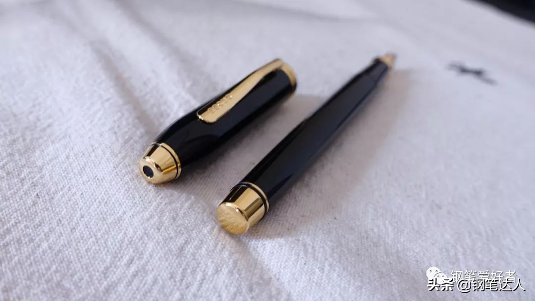 高仕Cross涛声Townsend黑珐琅18K钢笔F尖评测