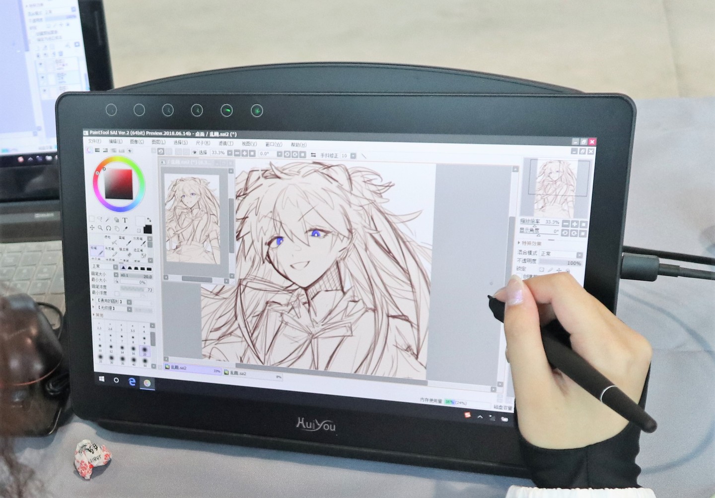 SAI绘画简单教程,sai绘画可以到什么地步