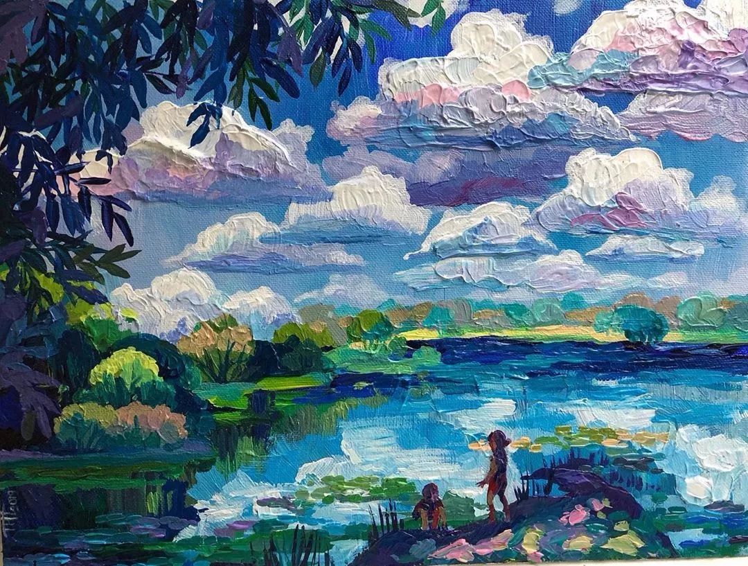 简单又有艺术感的油画怎么画,油画风景细节怎么画