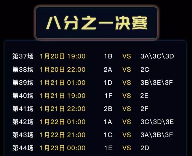 国足亚洲杯分组2015赛程,2022年国足亚洲杯全部赛程