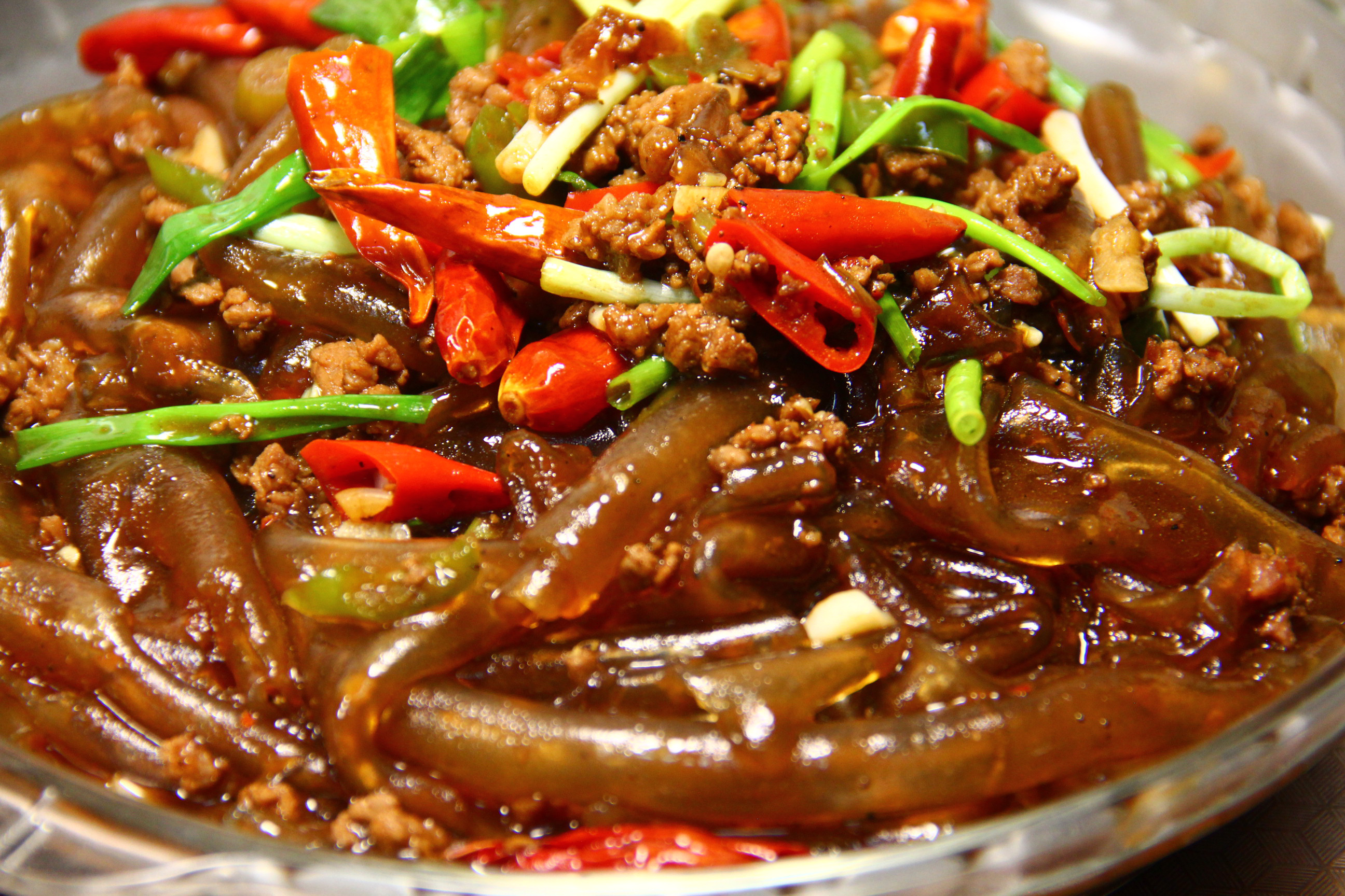 粉皮肉最简单的做法,肉末蒜焖粉皮最简单的做法