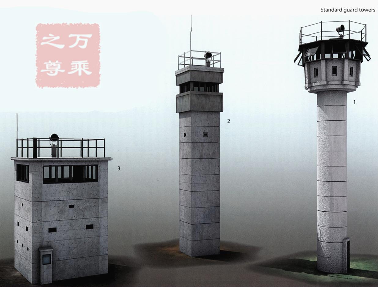 严密边境防御体系，柏林墙的结构和组成