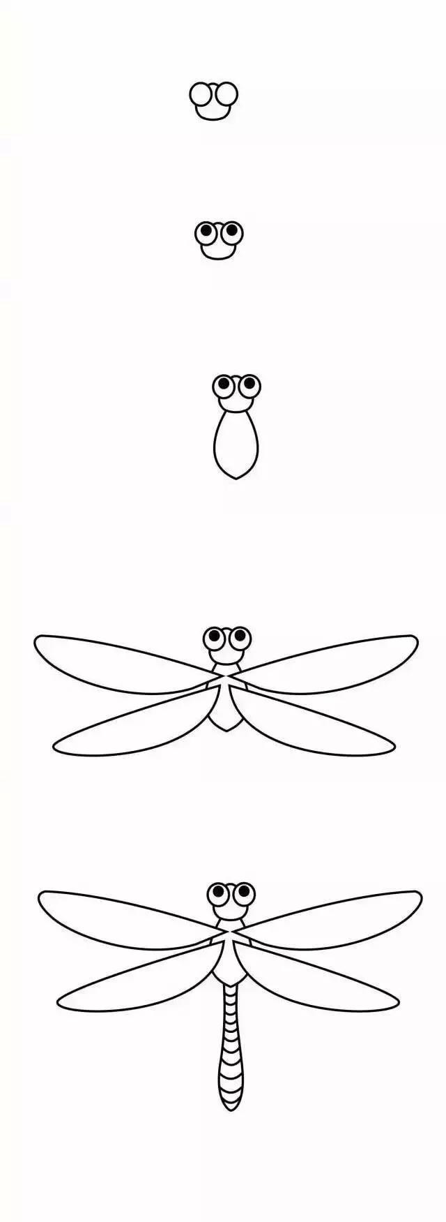 儿童简笔画入门动物4-6岁男孩,10000种超萌动物简笔画大全