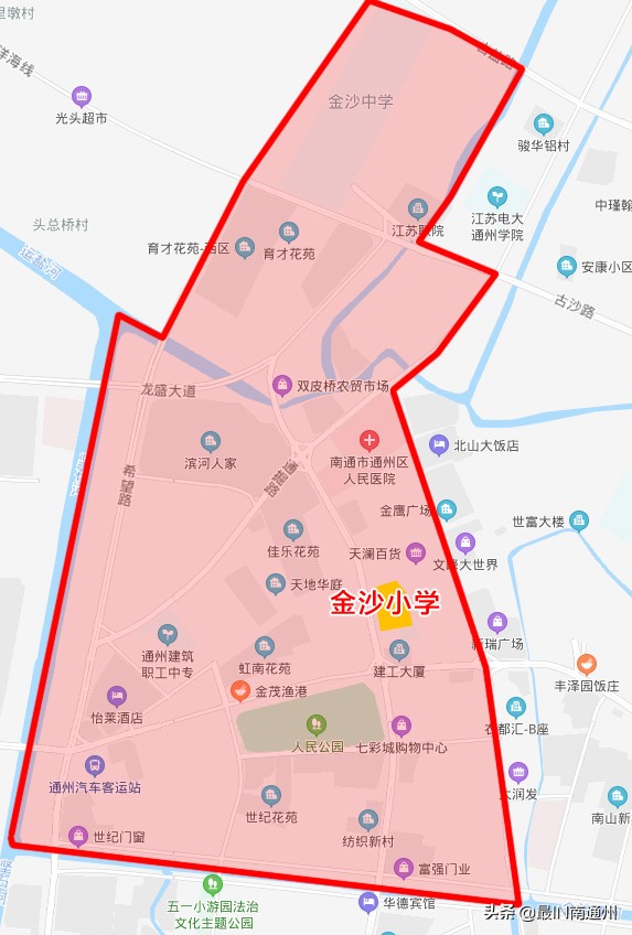 通州2024施教区,南通通州2022施教区