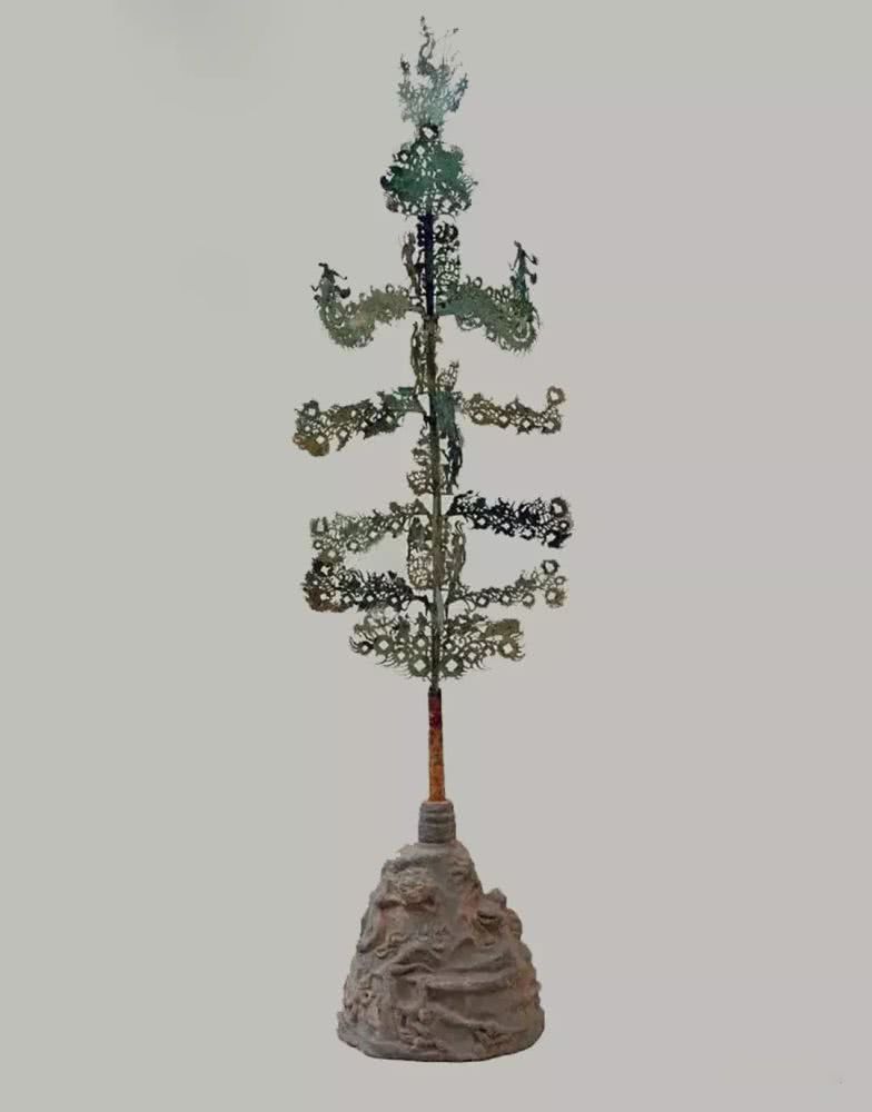 川蜀特产青铜摇钱树究竟有何用途,祭祀、陈设、还是明器?