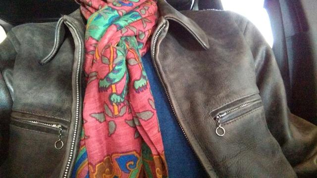 男小牛皮翻毛皮复古做旧皮衣,牛皮复古做旧皮衣男中长款