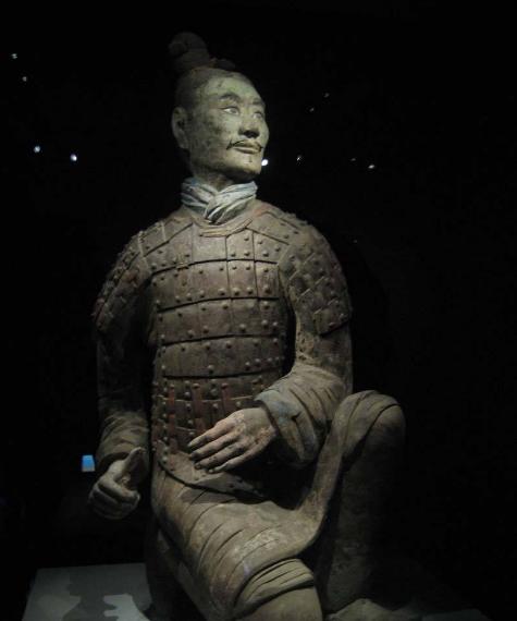 兵马俑的脸部特征,兵马俑脸部轮廓图