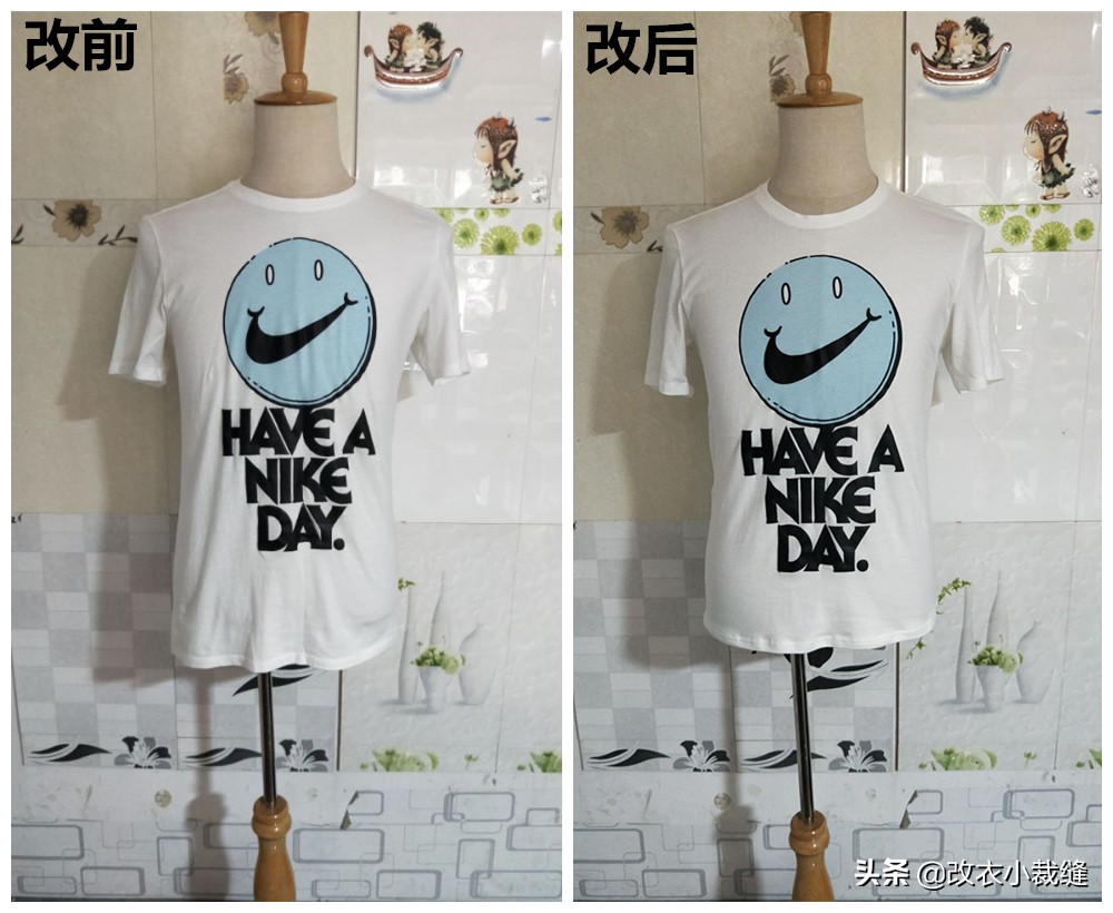 短袖T恤长怎么改短,短袖t恤可以改短吗