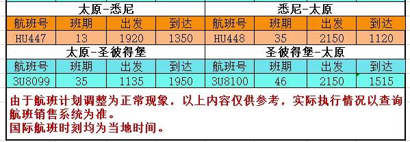 太原武宿机场到港航班信息,太原武宿机场国际航线时刻表