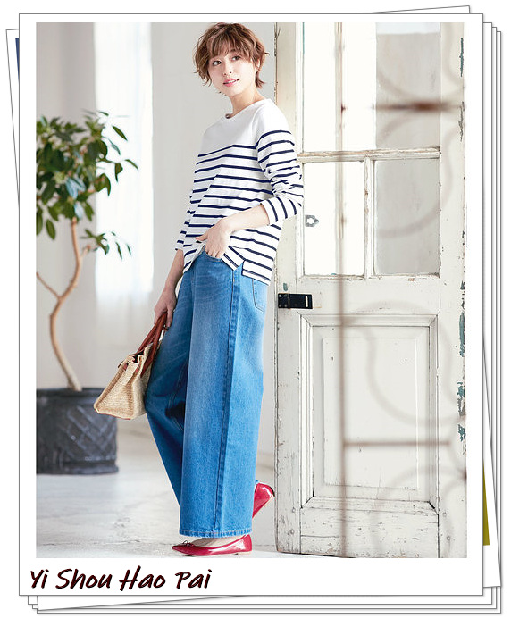 横条纹上衣搭配什么好看,横条纹的上衣搭配