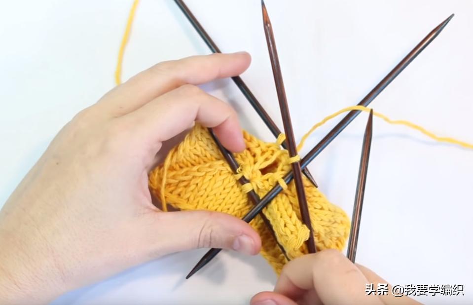 3d立体五瓣花钩织图解,小玫瑰花吊篮钩针编织图解