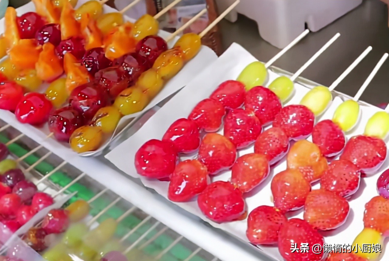 彩虹小厨做糖葫芦,吕小厨自制糖葫芦
