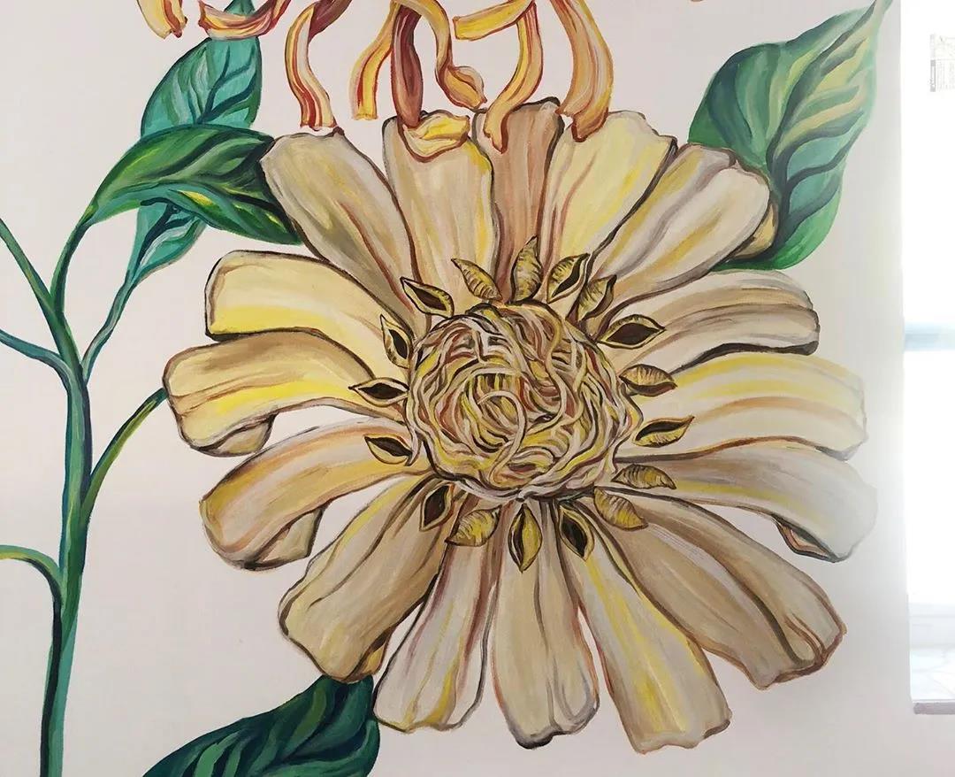 爱死这种手绘墙了，效果太美美到邻居羡慕嫉妒，网友：抢墙纸生意