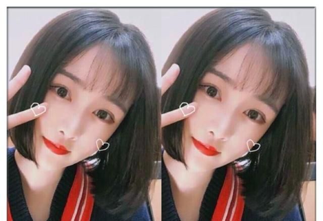 减龄短发波波头女图,俏皮可爱波波头造型很好看又减龄