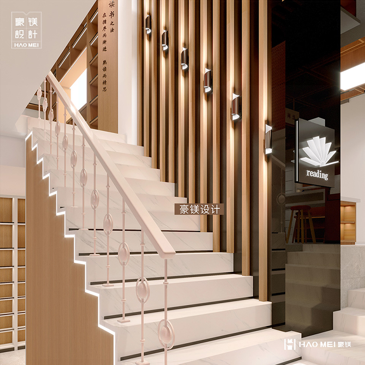 书店店铺装修设计,装修设计图书店