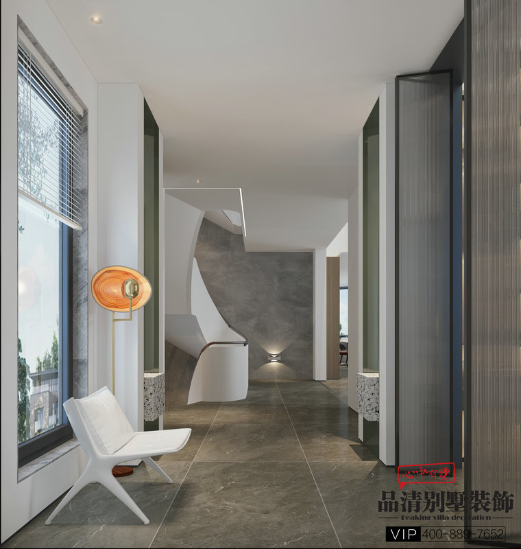 南通豪宅别墅装修实景,南通万濠山庄法式装修别墅