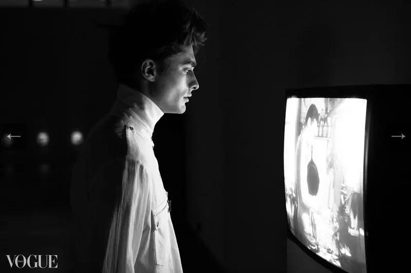 四大帅哥哈利波特,身高185的帅气男模