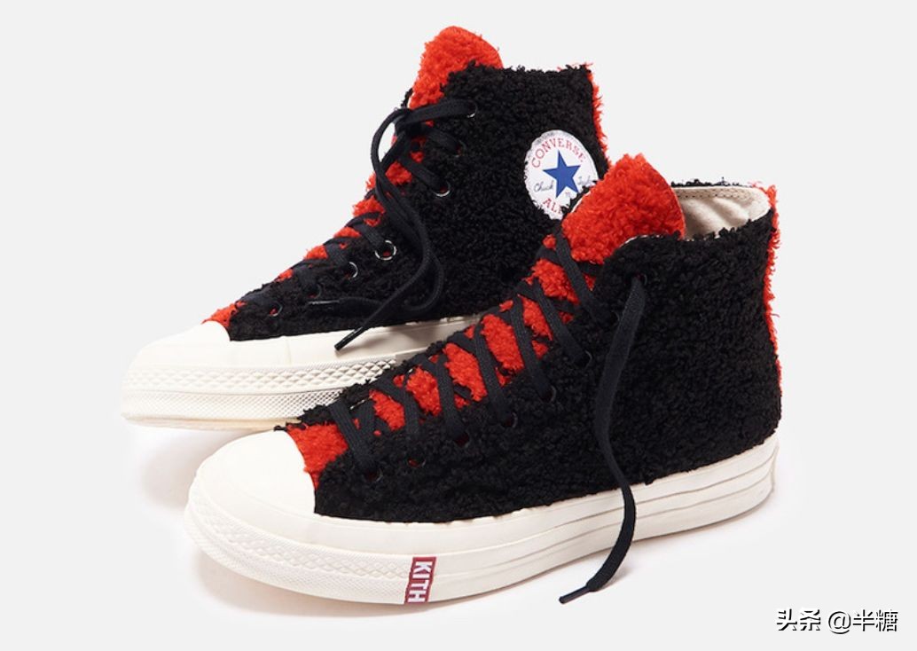 匡威可口可乐联名kith鸳鸯穿搭,hm迪士尼联名款鞋子