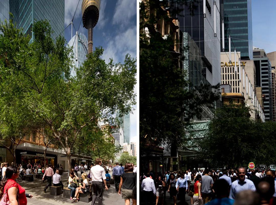 六七十年代商业街景观设计,复古商业街景观设计