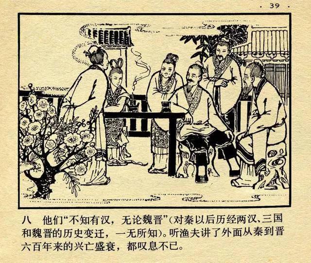 连环画中国成语故事12《世外桃源》