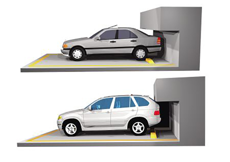 在没有倒车影像/倒车雷达的情况下,倒车时怎么判断车尾的距离?