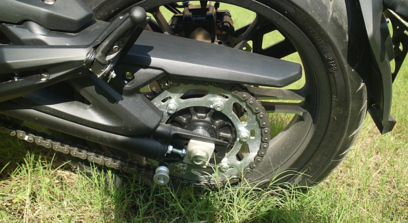 试驾奔达350,追350车测评