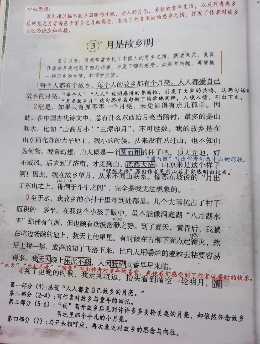 五年级下册语文第四单元笔记完整,牛奶爱面包五年级下册二单元笔记