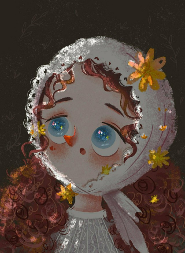 美妙的童话插画：可爱的小公主，是怎么画出来的？你能告诉我吗