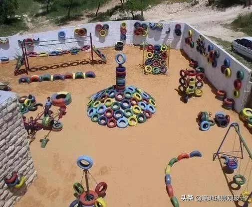 废旧轮胎再利用脑洞大开创意无限,废旧轮胎利用创意作品