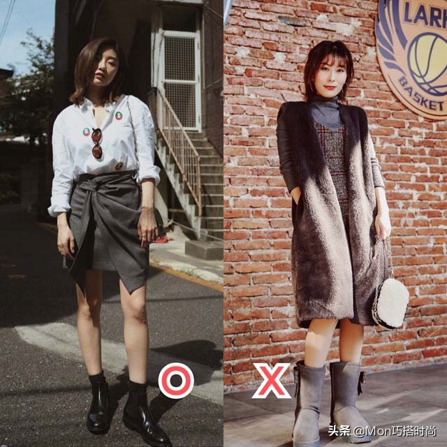 小个子女生穿多长的靴好看,小个子女生适合什么长度的靴子