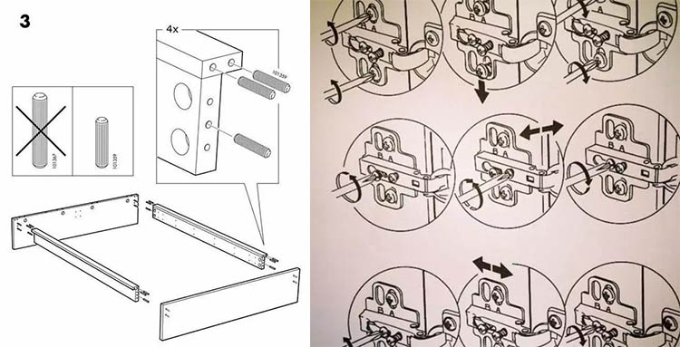 宜家组装物件,宜家家具安装翻车