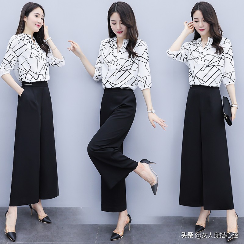 小香风减龄御姐范儿套装,40岁胖女人穿什么小香风套装好看