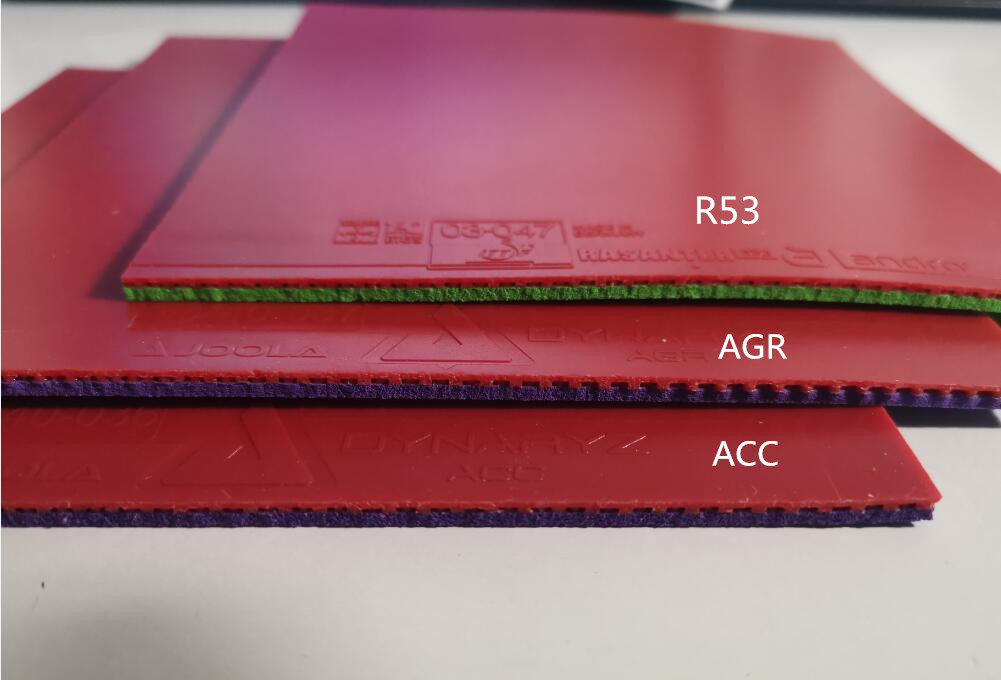 岸度套胶r53与r48的区别,岸度r53胶皮是软胶还是硬胶