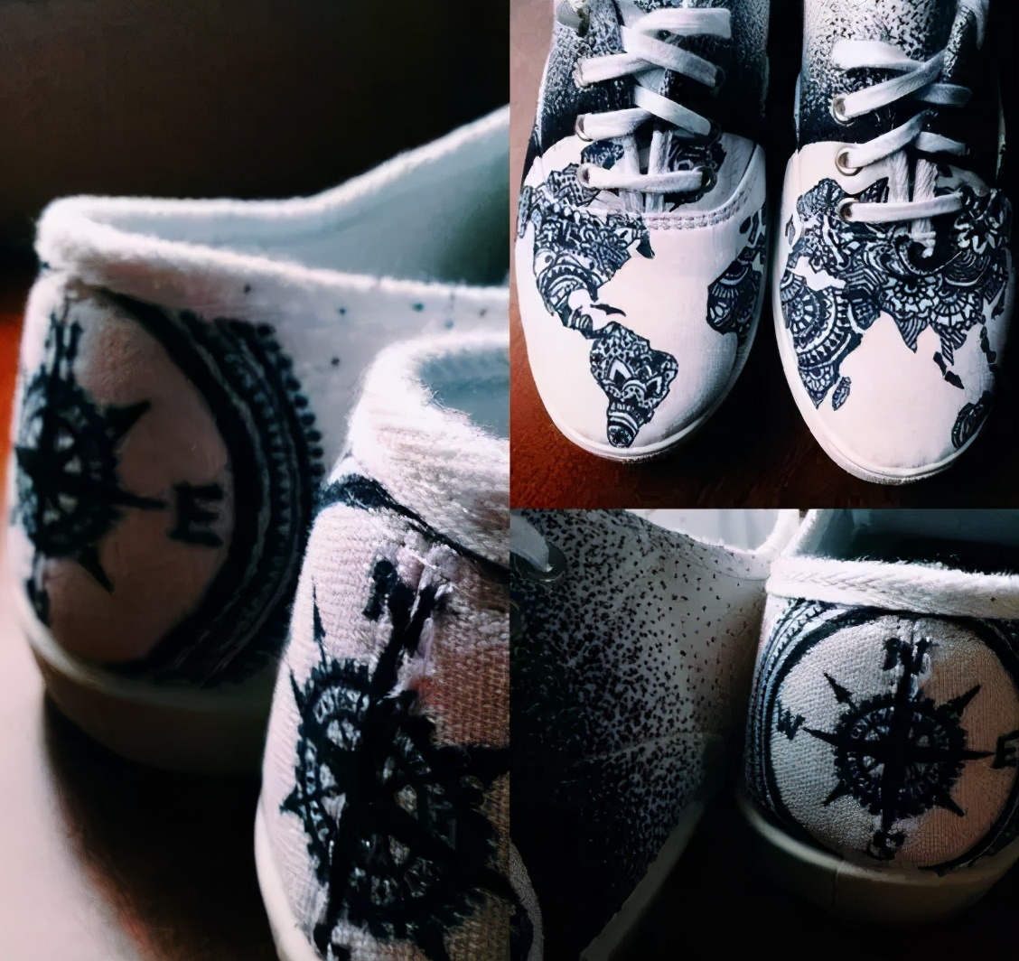 穿腻了小白鞋可以这样来改造,教你把小白鞋变潮流