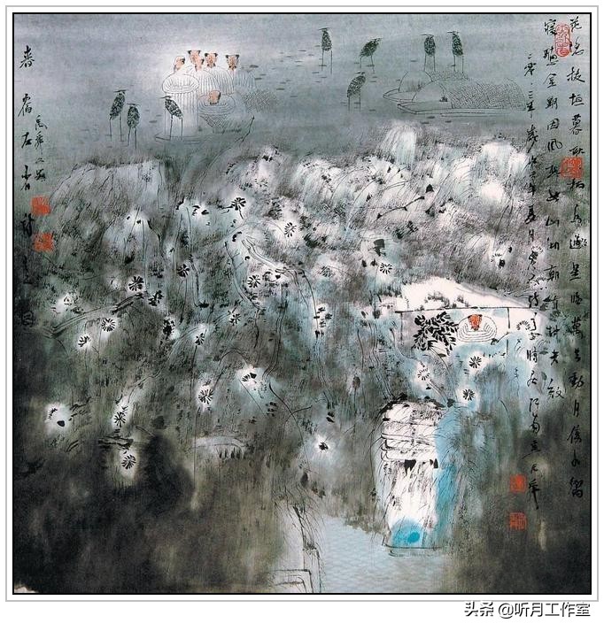 卢禹舜中国画欣赏,卢禹舜先生山水画创作