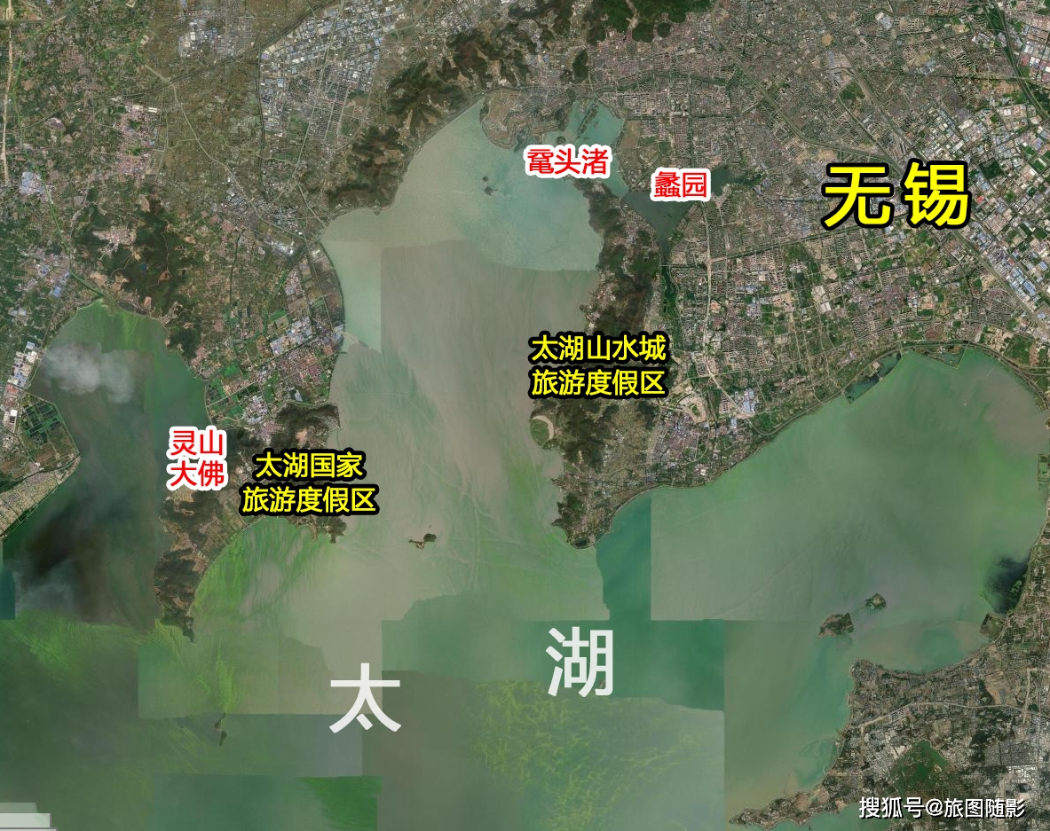 苏州太湖西山岛航拍,苏州太湖度假区航拍