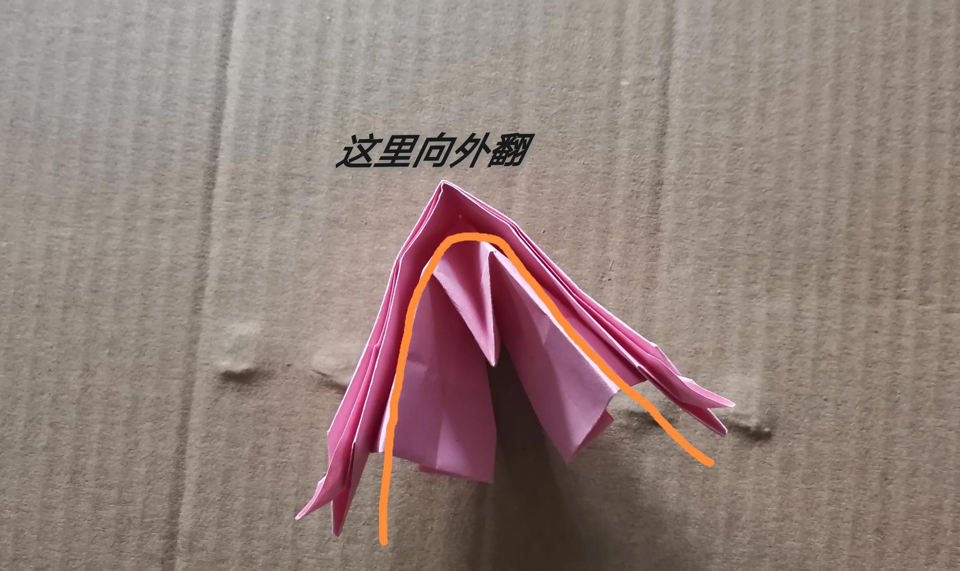 一张纸折的立体蝴蝶慢动作,用8厘米的纸折蝴蝶超简单