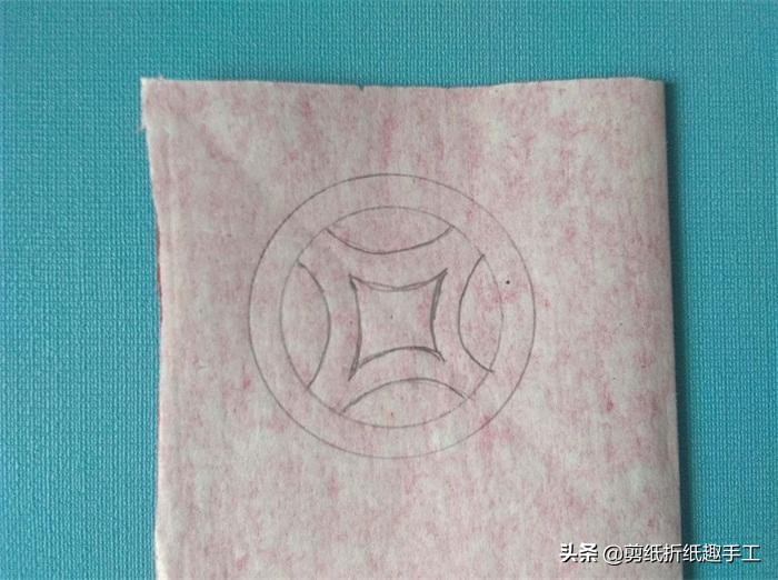 剪纸铜钱教程简单又漂亮,古钱剪纸教程视频