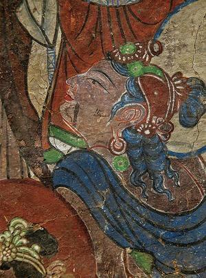 壁画中国传统文化简单点,围墙绘画壁画图案大全