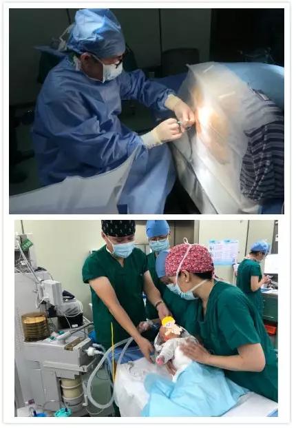 抢救病人团队合作,一群护士奔跑抢救病人