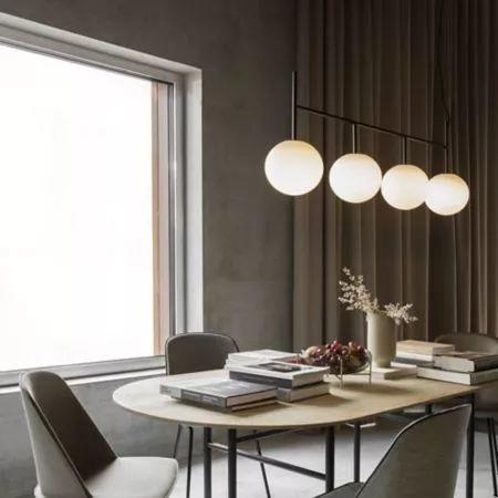 餐厅不仅重要吊灯也能提升颜值,餐厅有质感的吊灯