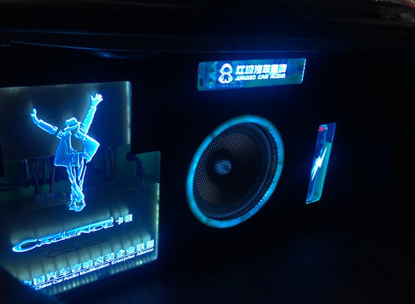 本田经典锋范改装两分频音响,u17汽车音响改装
