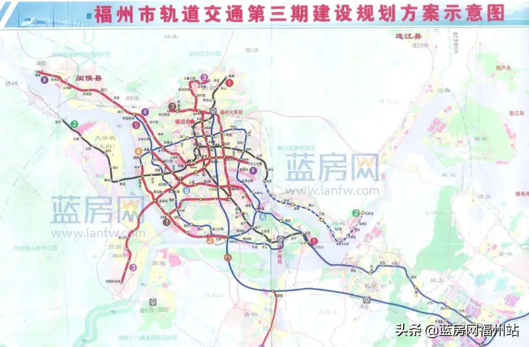 福州规划几条地铁,福州四所小学规划