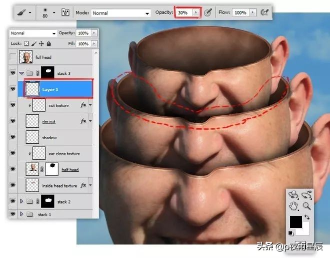 ps制作超现实创意人像,通过ps制作一幅超现实人像特效