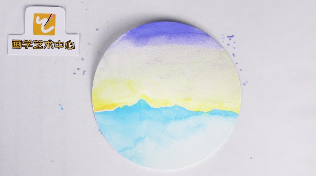 水彩调色干货教你画出超美风景图,水彩风景入门临摹图片大全简单