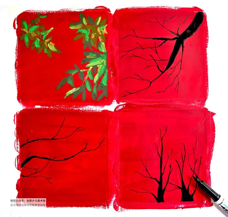 儿童画故宫怎么画,雪中小屋怎么画儿童画