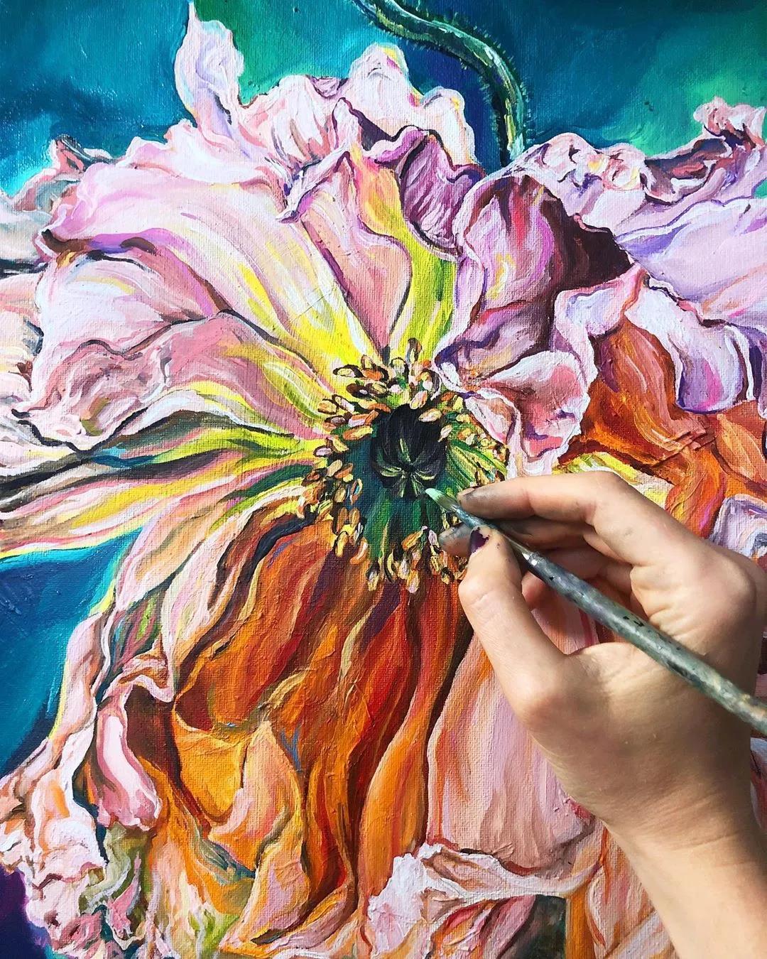 爱死这种手绘墙了，效果太美美到邻居羡慕嫉妒，网友：抢墙纸生意