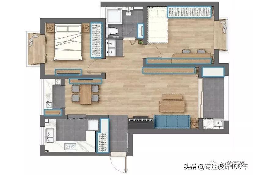 96㎡双宝之家，不换房只翻新，轻松Get日式亲子宅，实用又舒适