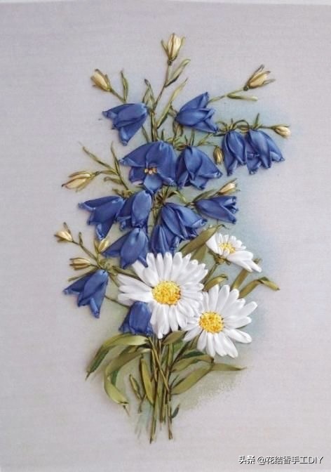 丝带绣基本针法,丝带绣绣法大全教程