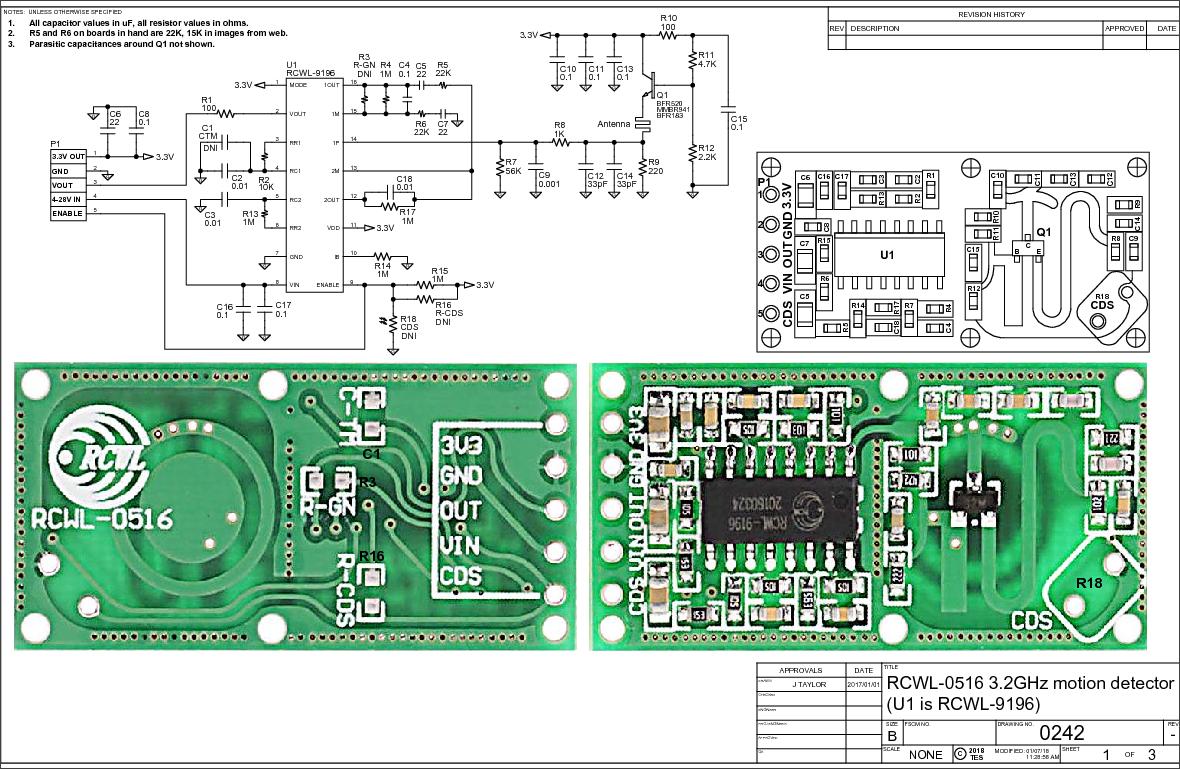 微波雷达感应检测人体动作,人体红外感应模块检测